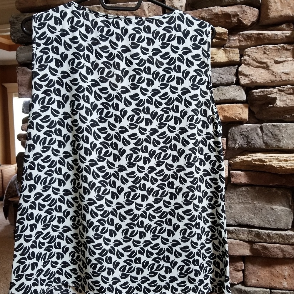 Loft Leaf-Print Shell - image 2